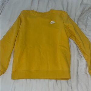 NIKE Mustard Crew Neck Sweater (S)
